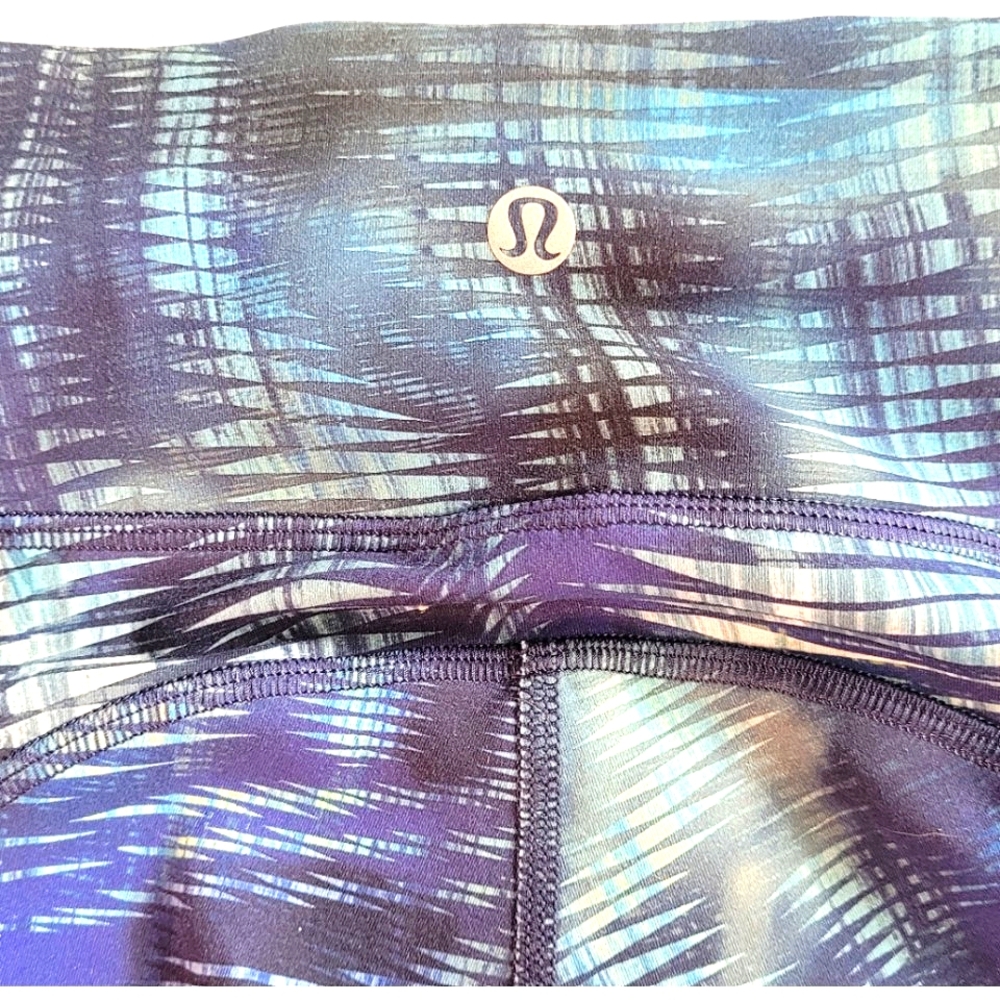 Lululemon Invigorate High RiseTight 25" Leggings Shapeshifter Flux Blue Multi 4 - Picture 7 of 16